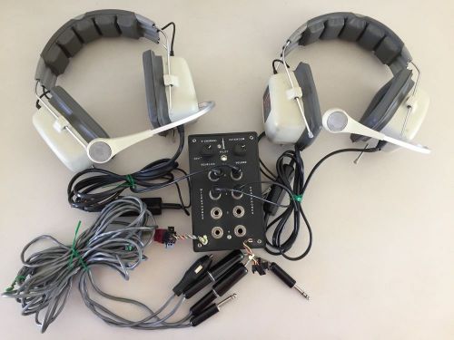 Telex headsets &amp; 4 channel intercom