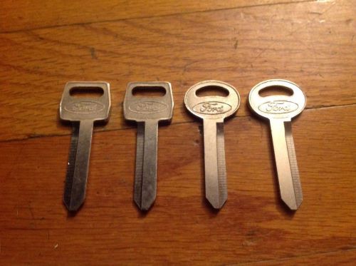 Ford key blanks oem keys 1967-1992 (2) sets ford logo oem keys free shipping