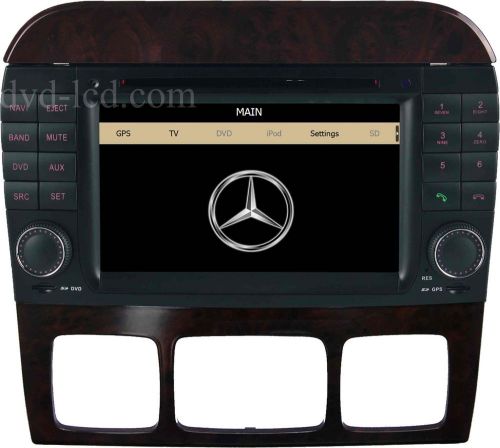 Mercedes benz s280 s300 s320 s350 s500 cl w215 car dvd gps navigation autoradio
