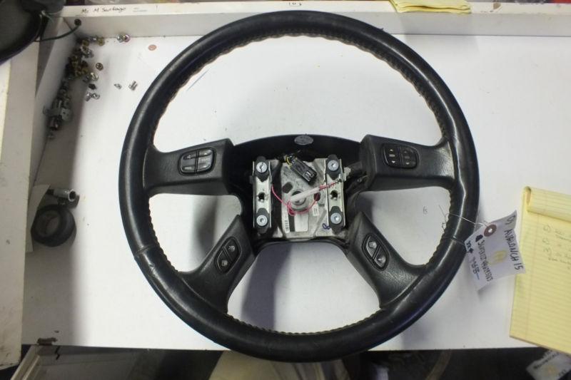 2003 2004 2005 2006 chevrolet avalanche 1500 black steering wheel oem