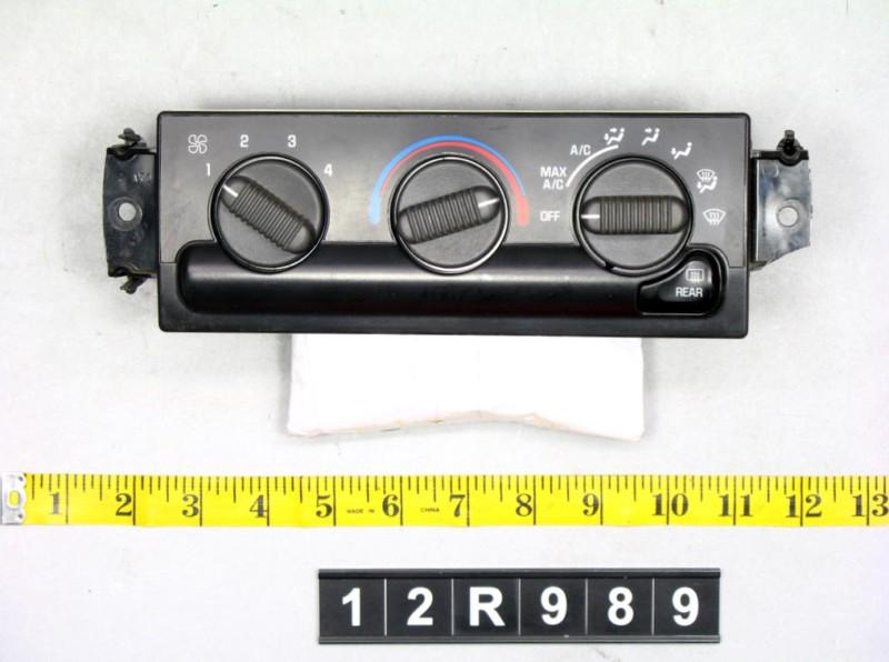 Find 03 S10 Blazer Temperature climate control AC heat unit panel