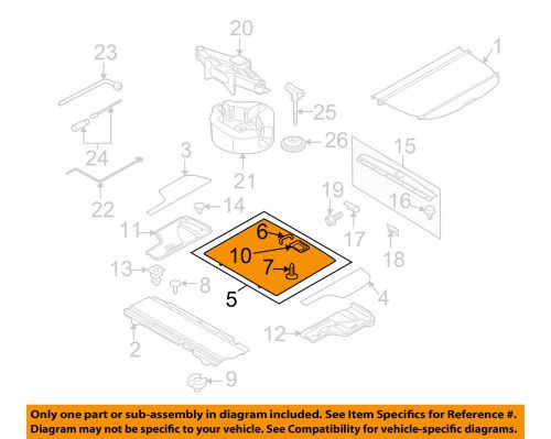 Purchase Subaru Oem 10 12 Outback Floor Mat 95066aj02avh