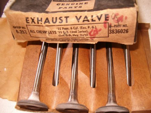 1954-55 chevrolet exhaust valves