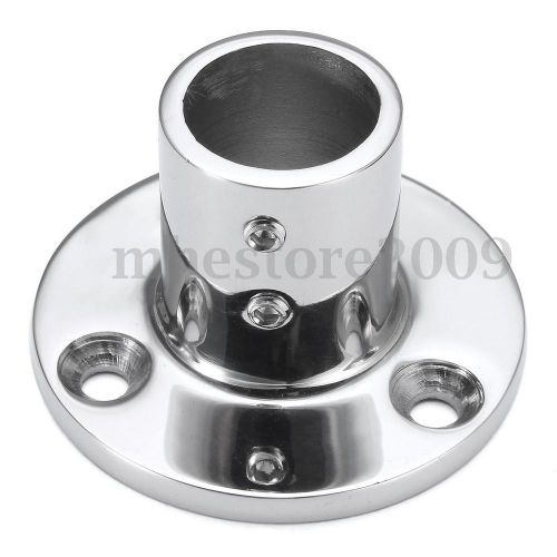 Boat hand rail fittings 90 degree 1&#039;&#039;round stanchion base-marine stainless steel