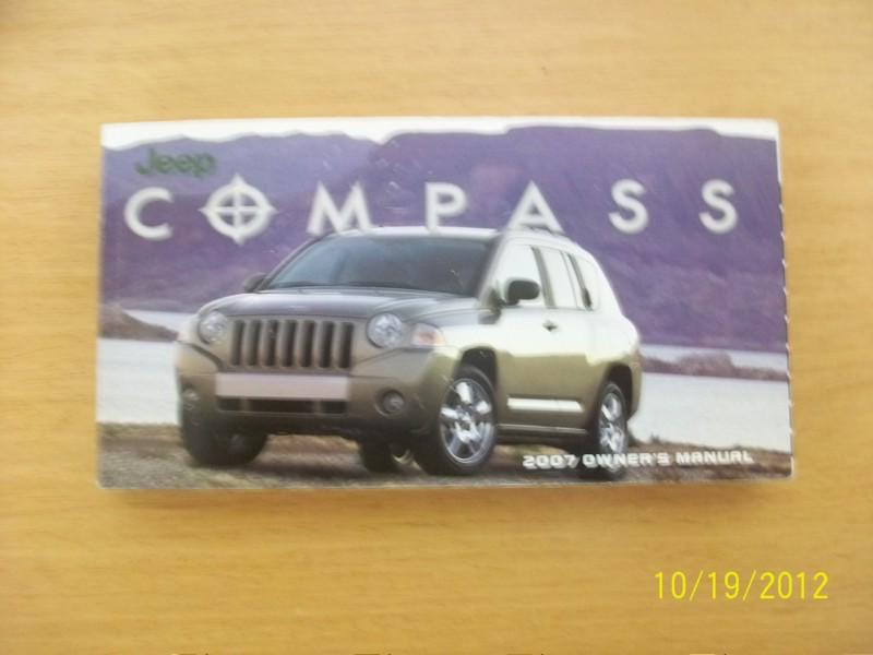 2007 jeep compass   owners manual