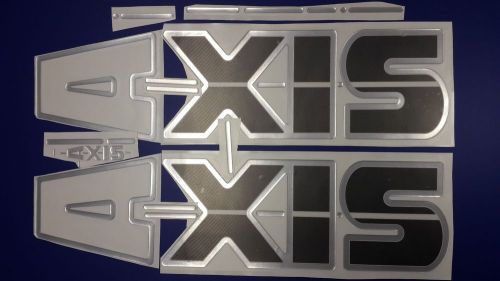 Axis boat emblem 40&#034; epoxy stickers resistant to mechanical shocks vinyl