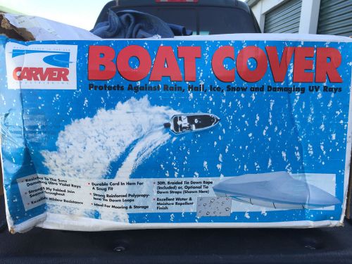 New carver boat cover fits 21&#039; deck boats beam 102&#034; outboard pn 90521