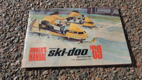 1969 vintage ski doo owners manual