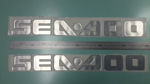 Sea doo boat emblem 22&#034; epoxy stickers resistant to mechanical shocks