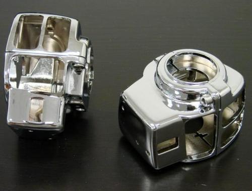 Chrome housing switch covers for harley 96-12 electra flht/06-12 street glide fl