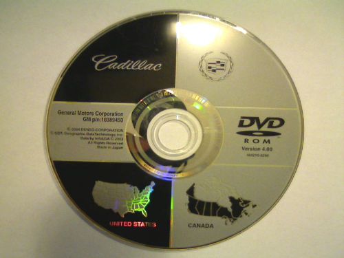 2005 gm navigation disc