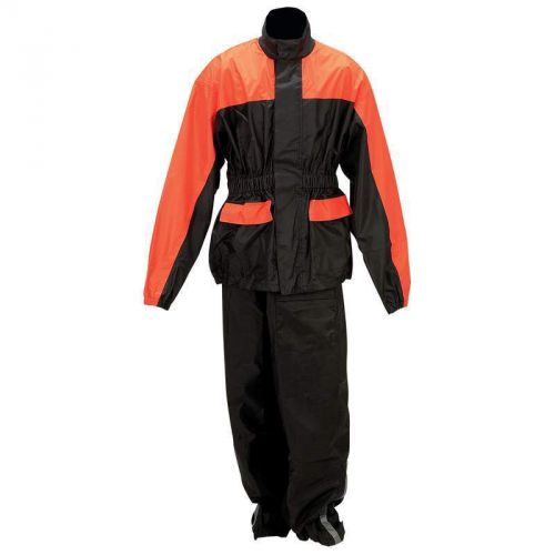 Diamond plate motorcycle rain suit *lrg/xl* waterproof polyester free s&amp;h new