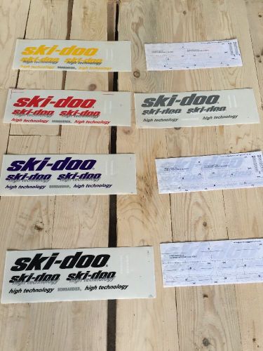 Skidoo sticker sets
