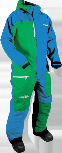 Hmk one piece cold weather suit sm green/blue