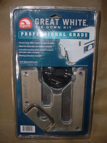 Great white pro grade cooler tie down kit igloo or yeti pelican coleman 20215