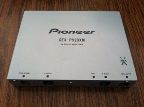 2012 pioneer sirius xm satellite radio digital tuner gex-p920xm no cables