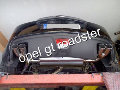 Opel gt roadster cabrio vauxhall exhaust muffler