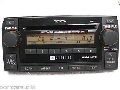 Buy 06 07 08 09 TOYOTA 4Runner JBL Synthesis Radio Stereo 6 Disc