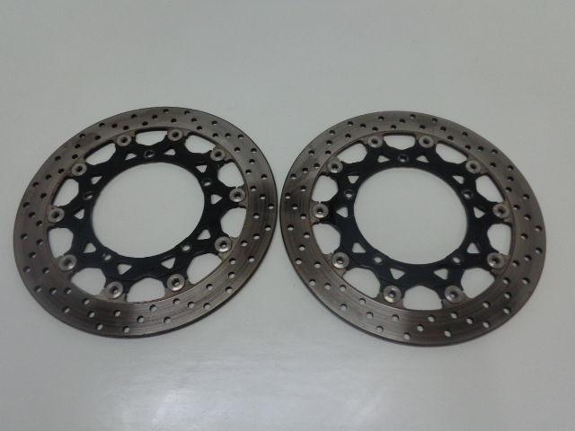 2005 yamaha yzf r6 front brake disc rotors straight oem free shipping z301