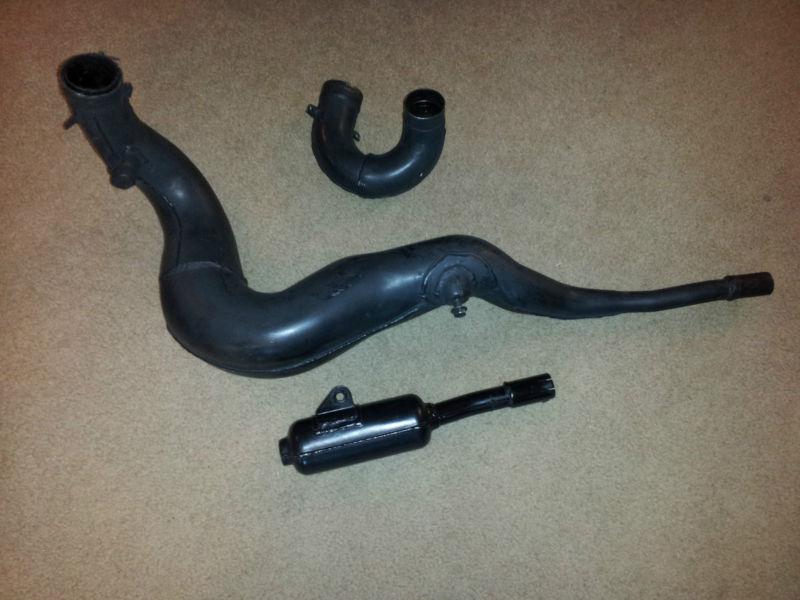 Yamaha exhaust and pickle silencer mx 250 yz 250 mx 400