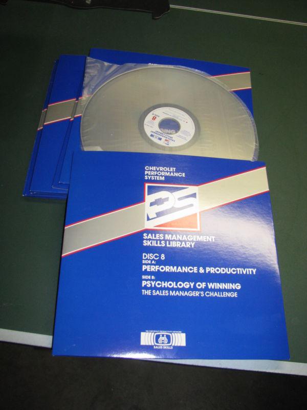 Vintage chevrolet dealer sales performance system library original gm 