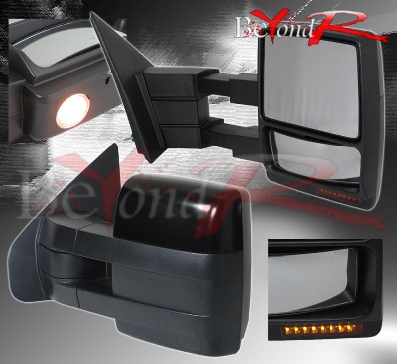 04-2011 f150 power towing camp side view mirrors dome light led signal pudding 