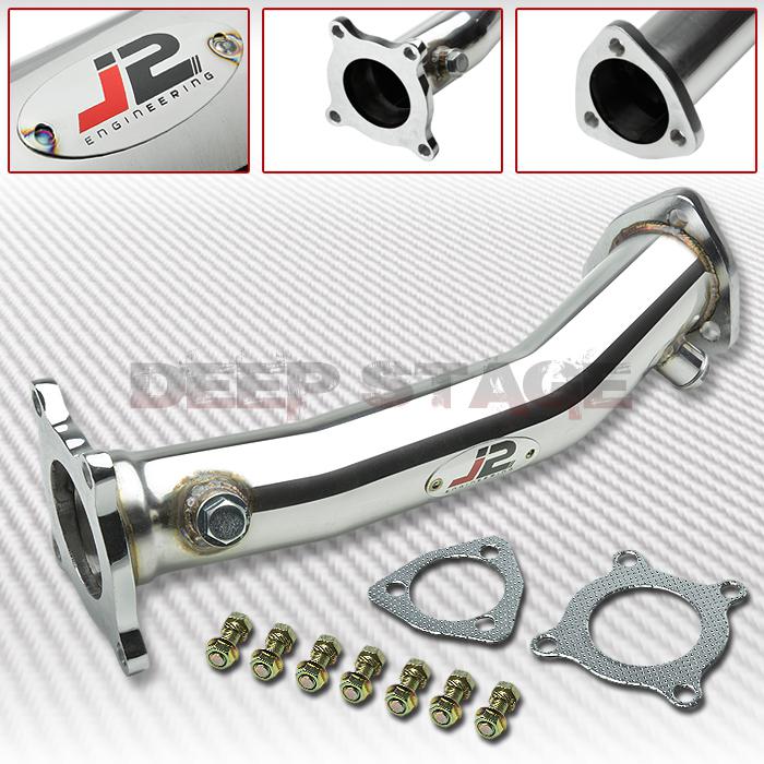 J2 engineering downpipe down pipe exhaust 06-08 audi a4 b7 typ 8e/8h 2.0t/2.0l