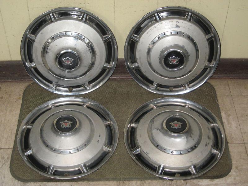 68 69 american motors hub caps 14" set of 4 amc wheel covers