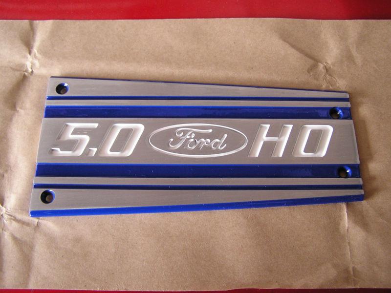 87-93 ford mustang efi intake manifold plate / plaque powder coat