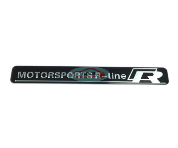 Racing racer emblems emblem badge motor sport rear side sticker for rline r line