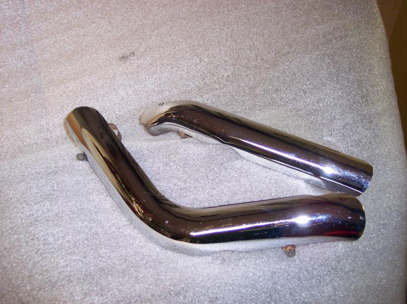 Stock softail  exhaust heat shields