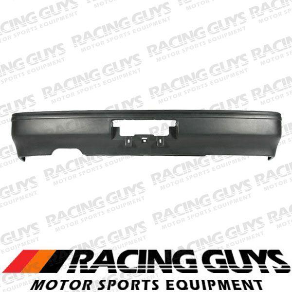 88-89 honda civic 4dr sedan rear bumper cover raw black facial plastic ho1100158