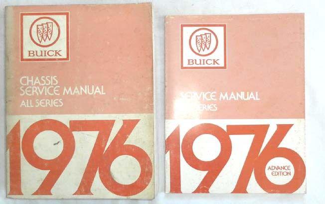 1976 buick service repair set manual all models original 