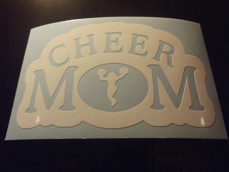 Cheer mom car window decal sticker (cheerleader)