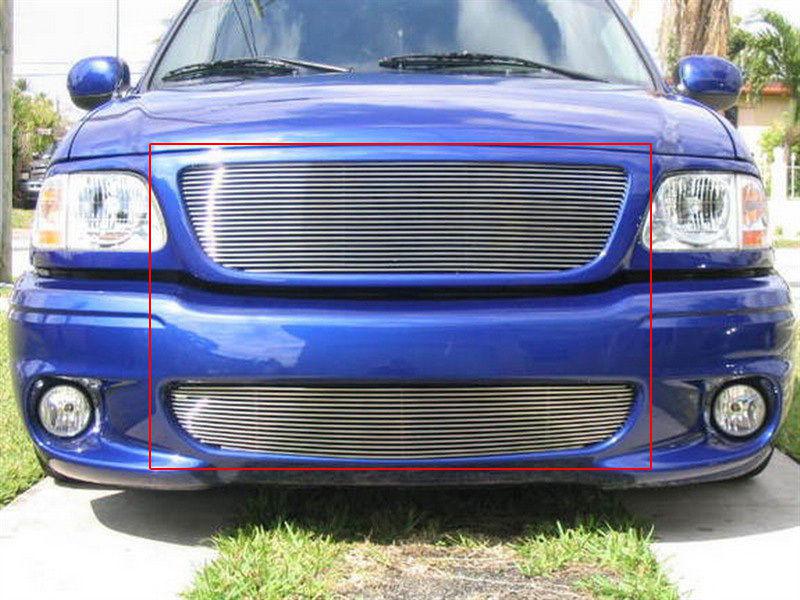 Viogi fit:99-03 ford f-150 lightning billet grille combo