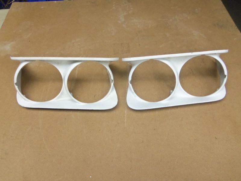 68-82 corvette head light bezels pair