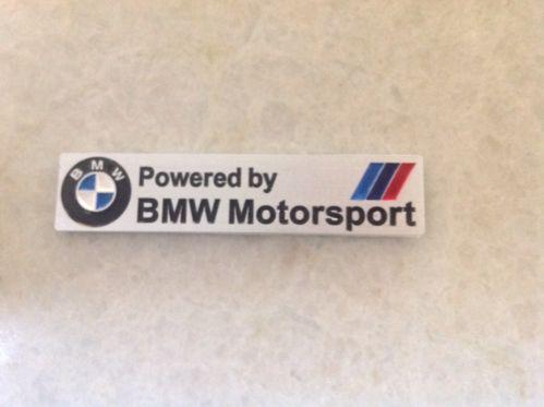 Bmw motorsport metal decal sticker 