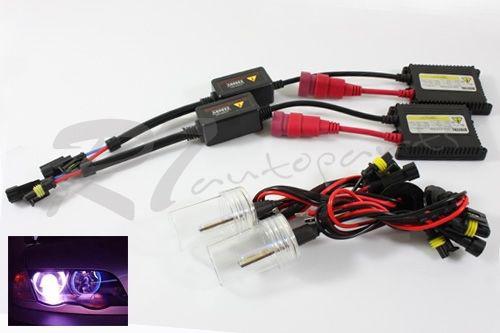 H3 jdm 12000k purple slim ac ballast xenon hid fog/driving lights conversion kit