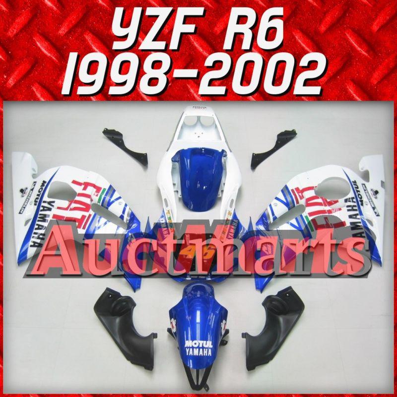 Fit yamaha yzfr6 98 99 00 01 02 yzf r6 1998 1999 2000 2001 2002 fairing c10 h1