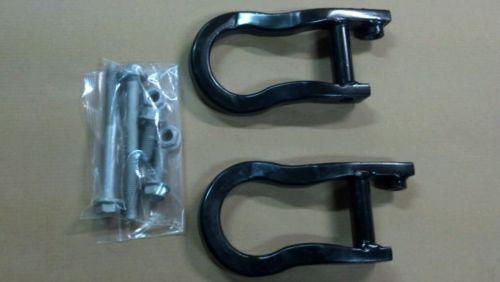 Brand new black oem frt. tow hooks for a 2007-2014 chevrolet silverado