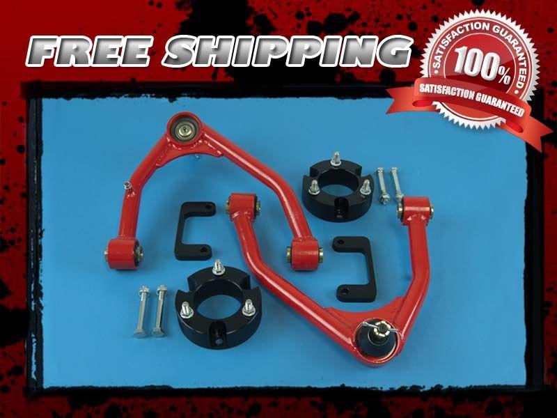 Black nylon coil spacer block control arm lift kit front 4" 4x2 2wd 4x4 4wd