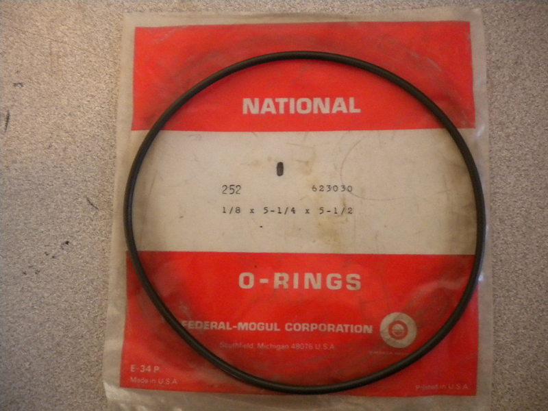 Nos national o ring 1/8 x 5 - 1/4 x 5 - 1/2 623030 e-34p