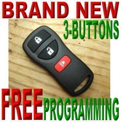 Brand new nissan infiniti 3buttons free program keyless entry remote fob clicker