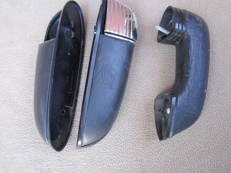 1950 ,51, 52, 53, 54 ford tudor armrests-black-  free shipping !!