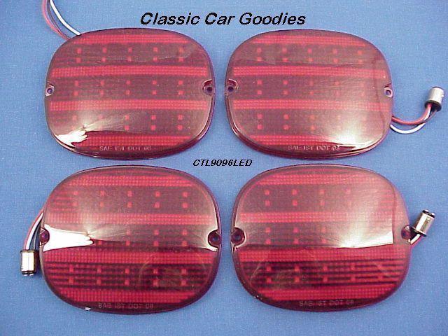 1990-1993 corvette led tail lights (4) 1991 1992 very kool!