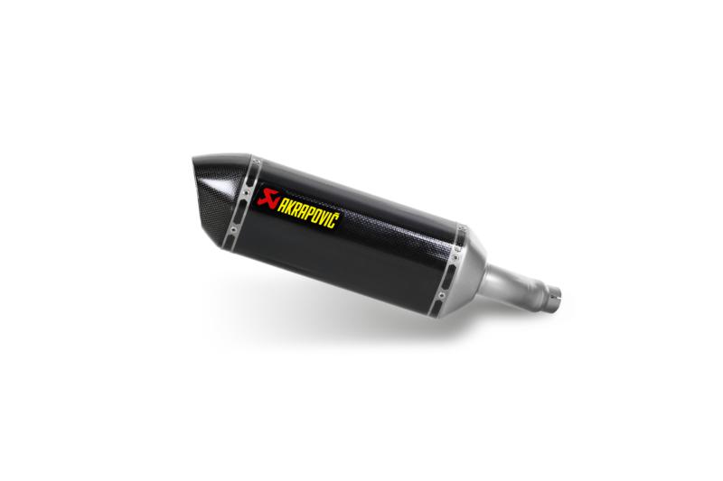 Akrapovic slip-on exhaust system (carbon) for kawasaki ninja 250r 300 (2013)