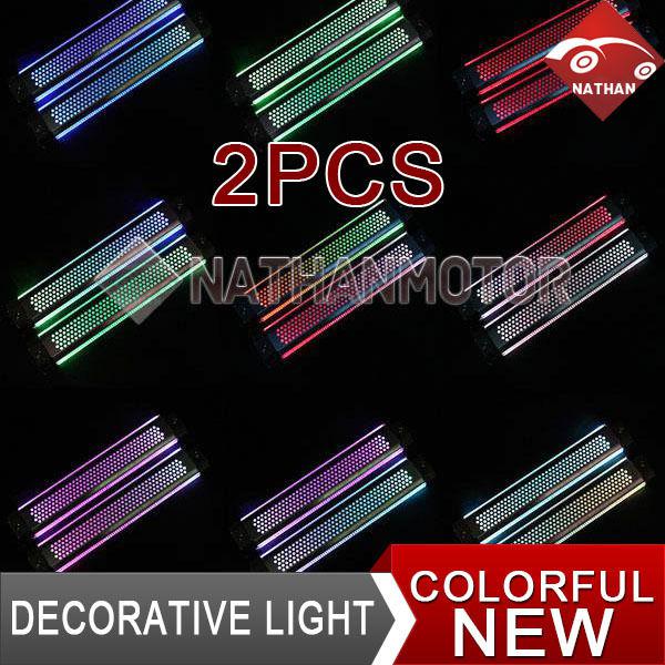 2pcs  charge glow bar strip decorative light atmosphere floor lamp colorful