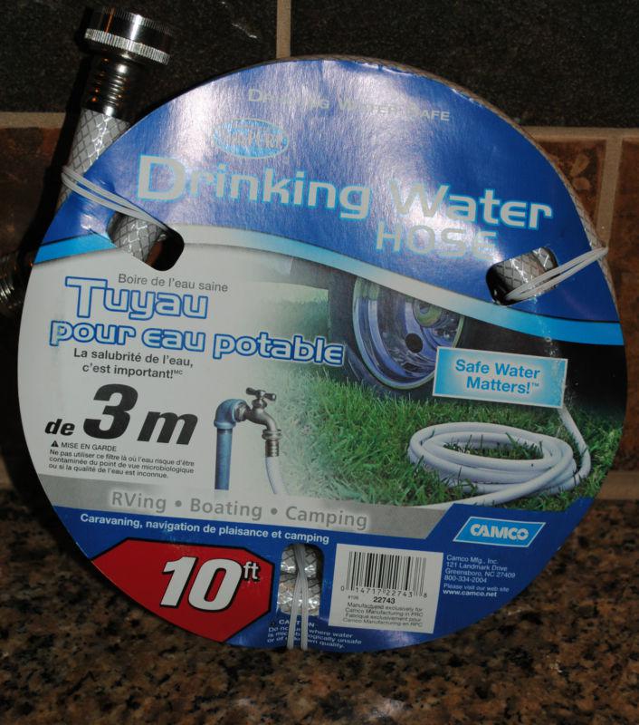 New camco rv / marine tastepure 10' drinking water hose 