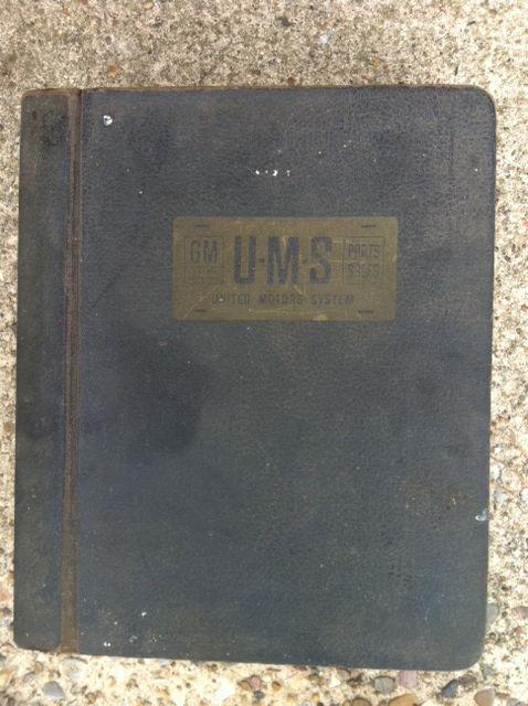 1957-70 general motors ums bearing catalog book united motors system parts sales