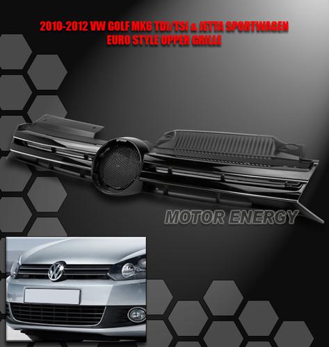 2010 2011 2012 vw golf gti jetta mk6 abs front upper center hood grille grill